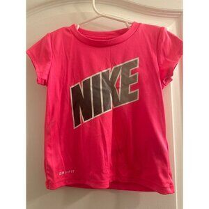 Nike pink dry fit shirts for 2 to 3 year olds